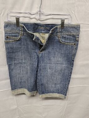 Michael Kors Light Blue Denim Bermuda Shorts Size 8